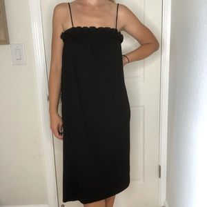 H&M black midi dress